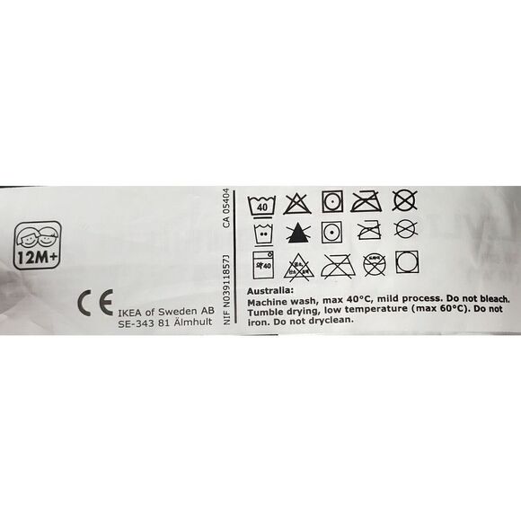 Ikea Livlig Siberian Husky Plush Wolf Dog Puppy Toy Realistic Floppy Furry Grey - Picture 7 of 8